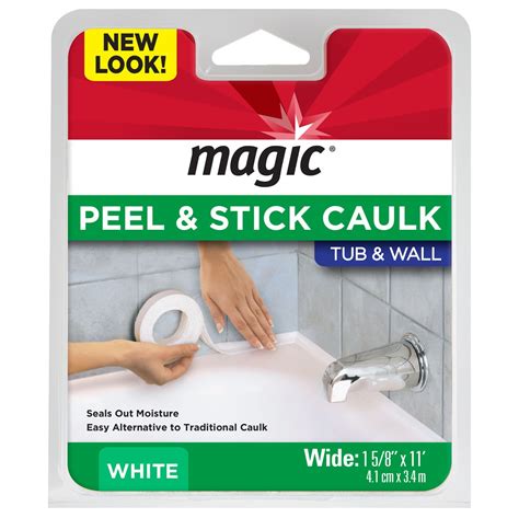 Say Goodbye to Unsightly Cracks and Gaps in Your Tub with Magic Peel Caulk
